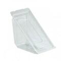 HINGED SANDWICH WEDGE PVC CLEAR LID/BASE DVH1101
